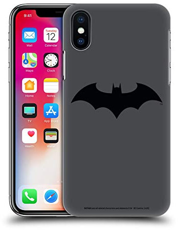 Head Case Designs Offizielle Batman DC Comics Hush Logos Harte Rueckseiten Handyhülle Hülle Huelle kompatibel mit Apple iPhone X/iPhone XS