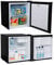 SIA Table Top Mini Beer, Drinks Fridge And Freezer Pack In Black