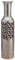 Elements 5181406 Vase décoratif en métal argenté 43,2 cm