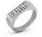 Akitsune Fuck Statement Ring | Stapelbarer Ring Herren Frauen Edelstahl Designer Silber - US 7