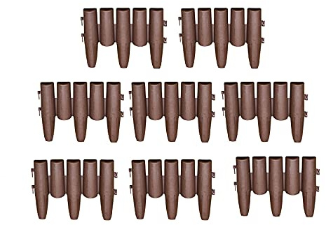 HTI living Beeteinfassung Palisade Nessa Beetbegrenzung Beetumrandung 220 cm