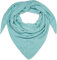 styleBREAKER Damen Strick Dreieckstuch | Weiches Schultertuch mit Reiskorn Muster | Unifarbenes Dreiecktuch aus Wolle Mix | Made in Italy | 190 x 72 cm, Farbe:Mint