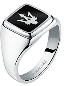 Maserati Jewels Herren Ring aus Stahl, Schmelz - JM222AVD070