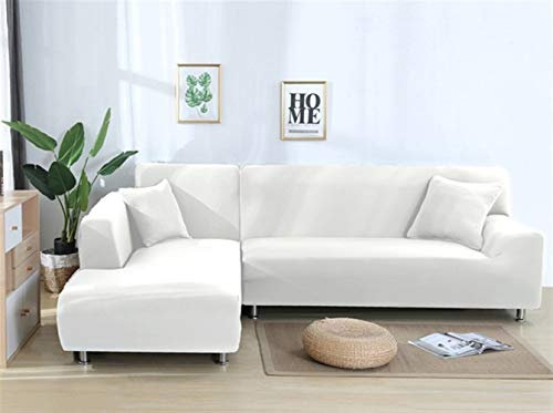 Fest Farbe Enge Wrap Elastic-Sofa-Abdeckung benötigt 2 Stück bestellen Sofa-Abdeckung Wenn L-Stil-Ecksofa Capa De Sofa Sofabezug 226 (Color : Color 1, Specification : 2 Seat 145 185cm)