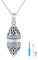 Waysles Urnen Halskette für Asche 925 Sterling Silber Asche Urnen keltischer Anhänger Keltischer Knoten Andenken, Memorial Feuerbestattung Schmuck für Damen Herren