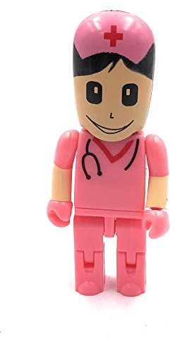 Onwomania Krankenschwester Arzt Chirurg Doktor rosa Funny USB Stick 64 GB USB 2.0 Speicherstick USB-Datenträger