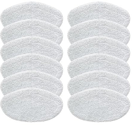 Compatibile for Kit Polti Compatibile for Vaporetto PAEU0332 Aspirapolvere a Vapore Mop in Microfibra Panni di Ricambio Accessori Panni Lavabili(12pcs)