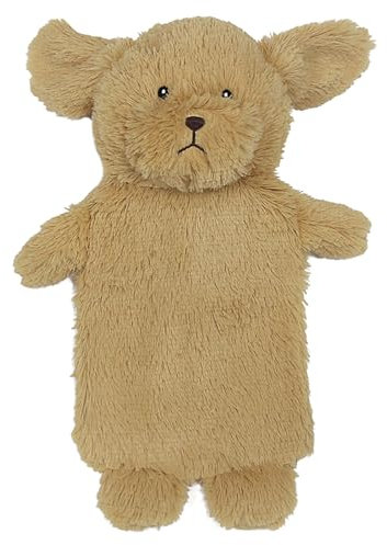 Lesser & Pavey Kids Hot Water Bottle Teddy, Plush, Puppy, One-Size, Therapeutic Thermal Compress