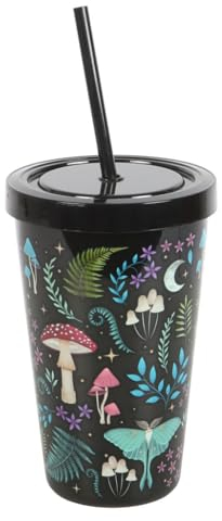 Enchanting Nature Print Tumbler: design ispirato alla foresta magica, accattivante bicchiere per gli amanti della natura, regalo perfetto per gli amanti della natura: bicchiere magico da 500 ml