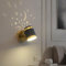 zhxinashu Stern-Wandleuchte, LED Schwarz-Gold Wandleuchte, Wandleuchte Gold Vintage, Verstellbare Wandlampe Kinderzimmer, Moderne Wandlampe Innen für Wohnzimmer, Nachttisch