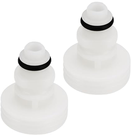 ECSiNG 2 Stück Hochdruckreinigungs Ersatzdüsen Hochdruckreinigungsgeräte Kunststoffdüsen Kompatibel mit Karcher K6 K7 PS20 Weiß