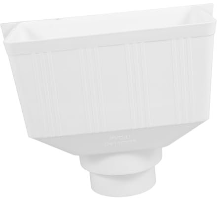 WATIIFUFU Regenwasser-rohr-adapter Aus Pvc Für Dachrinnen-systeme Fallrohr-entwässerungsanschluss Regenwasserumleiter Für Außenrinnen Fallrohrtrichter Und Zubehör Für Effizientes Abflussmana