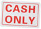 JECOMPRIS 4 Stück Bargeld Schild Praktisch Kein Kreditkarten Schild Geschäfts Kassierer Schild Geschäfts Schilder Wand Cash Only Schild Supermarkt Schilder Laden Schild Das Büro