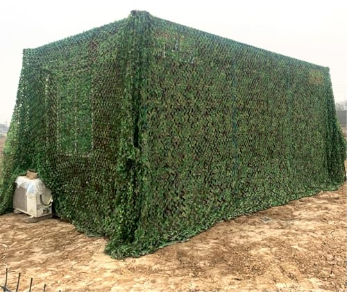 Malla De Camuflaje De Camuflaje Militar, Red De Camuflaje Exteriores, 2m 3.0m 4.0m 5m 6m 7m 10m 11m 12m 15m, Red De Sombra A La Terraza, para Cámping Caza Decoración Abrigo(1X1m)