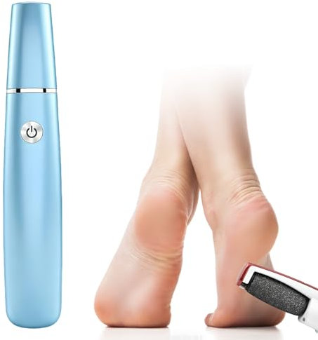 Elektrischer Hornhautentferner für die Füße - 2025 Neuest Fusspflege Set Professionell für Tote, Harten, Rissige Haut (Blau)