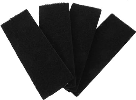 Zerodeko 4Pcs Adhesive Activated Carbon Filter for Ceiling Fans Easy Install Protective Fan Filters Household Fan Accessories for Clean Indoor Air Quality
