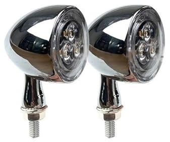 Motorrad-Blinker, 3-in-1, 3 LEDs, 1000 DF, Tagfahrlicht, Bremslicht, Blinker