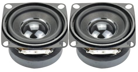 KCTRELTQS 2Pcs 2 Inch Full Range Speaker 4 Ohm 5W Mini Woofer Speakers DIY Home Theater Audio Subwoofer Loudspeaker