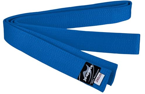 Ju-Sports Budogürtel weiß 100% Baumwolle 4 cm breit - Hautfreundlicher Kampfsport Gürtel mit exzellenter Feuchtigkeitsaufnahme für Budo, Judo, Karate, Kickboxen & mehr