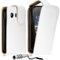ATM Housse Coque étui Fond antidérapant pour Samsung Galaxy Y S5360 Couleur Blanc + Mini Stylet