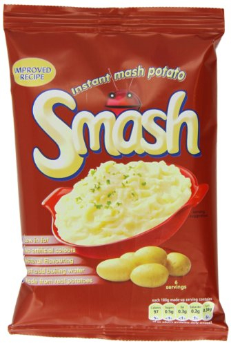 Smash Instant Mash Potato Large 176 g (Pack of 12)