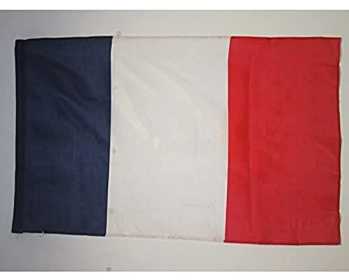 AZ FLAG Bandera de Francia 90x60cm para un Palo - Bandera Francesa 60 x 90 cm Poliester Ligero