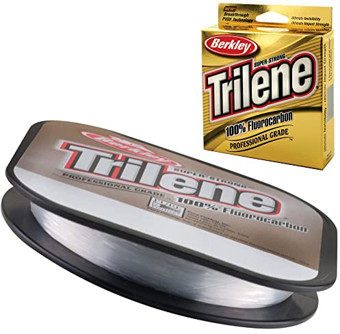 Berkley Trilene 100 % Fluorocarbon-Vorfach-Angelschnur, 3.7kg | 8lb| 55yd | 50m