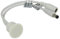 LEDLUX Dimmer Touch EinbauLED-Schalter 12V 24V 8A mit DC JACK Kabel 5.5x2.1mm [Energieeffizienzklasse A] (Weiß)