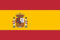 Fahne Flagge Hissfahne mit 2 Metallösen zur Befestigung und zum Hissen - Größe 90 x 150 cm Nationalfahne WM EM Garten Deko Gastronomie Weltmeisterschaft Europameisterschaft national (Spanien)
