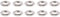 edi-tronic 10x M10 Mutter Sechskantmutter Flachmutter flach Feingewinde Porzellanfassung
