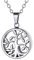 Richsteel Collier Arbre de Vie Urne Pendentif pour Cendres Ashes Memorial Crémation Urne-Collier de Frêne-Memorial Ash Souvenir Bijoux en Acier INOX Argenté Chaîne20+2 +Kit de Remplissage