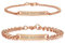 VNOX Customisable Partner Bracelet, Bracelet With Name, Personalized, Beads, Bracelets For Couples, Pair Of Bracelets, Friendship Bracelet