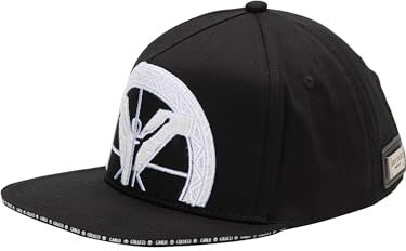 Carlo Colucci Snapbackcap mit rundem 3D-Logo Schwarz OS