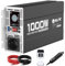 1000W Reiner Sinus Wechselrichter 12V auf 230V Spitzenleistung 2000W Spannungswandler mit Funkfernbedienung Type-C PD30W USB QC3.0 Port 1 EU Steckdose LCD-Display für Solares System Wohnmobil LKW KFZ