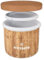 N'ICEBATH Eisbad RefreshPod 80 cm Ø x 75 cm in Holz-Optik - Eisbaden Tonne - faltbare Eisbadewanne für Profis, Sportler und Athleten - mit Abdeckung - Outdoor und Indoor