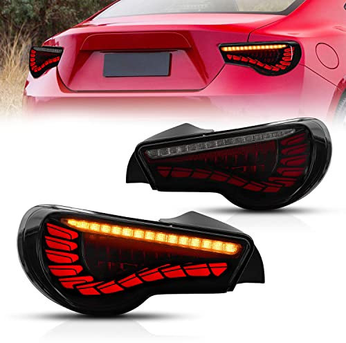 Archaic Rückleuchten kompatibel mit Toyota 86 GT86 /Subaru BRZ 2012–21/Scion FR-S 2012–16, mit Animation DRL,Kein E-Prüfzeichen