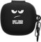 kwmobile Custodia per JBL Live Pro 2 TWS Cover - Protezione Resistente per Auricolari Wireless - in Silicone Antigraffio - Don't touch my Headphones