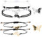 EnixwH 4 Stück Freundschaftsarmbänder, Damen Armbänder für Mädchen, Geflochten Freundschaft Armbänder Verstellbare Freundschaftsarmband, Schmetterlingsarmband für Damen Freunde (Schwarz Weiß)