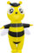 JYZCOS Inflatable Bumble Bee Costume Adult Size, Bumble Bee, Large