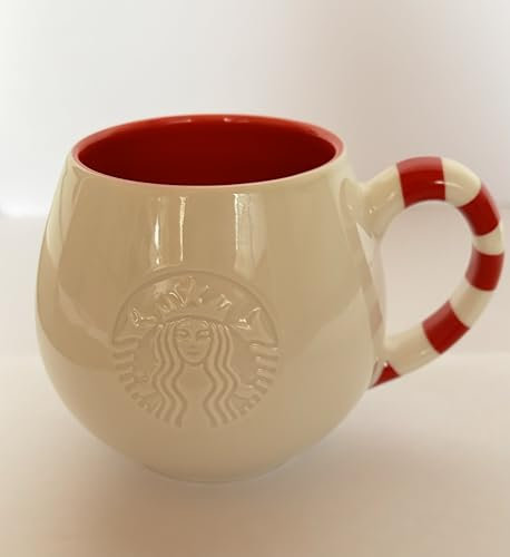 STARBUCKS Exklusiv die neue Limited Edition Weihnachtstasse mit Zuckerstangengriff 2024
