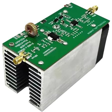 Etyrerre HF-Leistungsverstärker, 915 MHz, 20 W+, HF-Leistungsverstärker mit Kühlkörper, Radio-HF-Verstärker für Amateurfunk, 24 V - 28 V