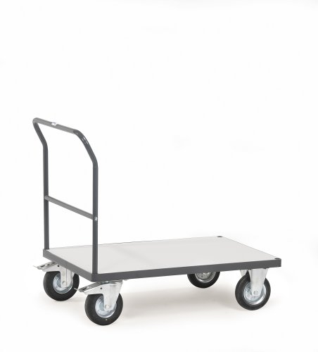 Fetra Transportgeräte mtsca3 Regal Wagen Transport ESD, Griff Design, 276 mm Rollen, 200 mm Durchmesser, 1000 mm x 700 mm Plattform