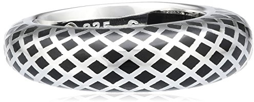 Esprit Jewels Damen-Ring Lattice black 925 Sterlingsilber 17 S.ESRG91919A170