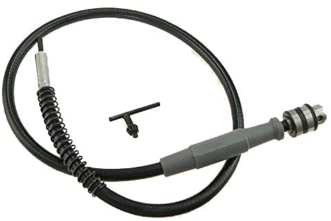 KATSU Albero di Prolunga Flessibile per Trapano con Mandrino Chiave da 6mm, Lunghezza 44 Pollici, Mini Smerigliatrice Multiuso Adattatore Accessorio 105044