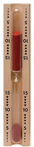 Sauna Sanduhr Spezial roter Sand by Finnsa