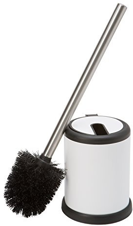 Bath Bliss Toilet-Brushes, Iron, White, 1 Pack
