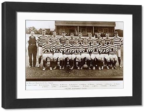 Media Storehouse Celtic Football Club 1905-1906 Group Photo Framed Print - Modern Frame 22x18 (58x48cm) (14259840)