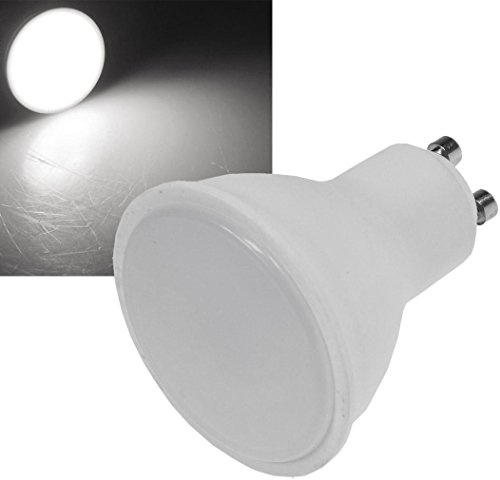 ChiliTec LED Lampe GU10 Sockel, neutralweiß 4000k, 400lm, 230V / 5W, 110° dimmen ohne Dimmer