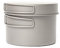 TOAKS Titan Outdoor Camping Pfanne Wandern Kochgeschirr Backpacking Kochen Picknick Schüssel Topf Pfanne Set (1300ml)