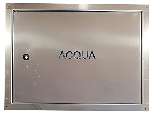 Sportello portello porta inox per contatore acqua (50x70cm)